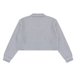 410G Heavyweight Cotton Cropped Sweatshirt | Coverstitch Detail Street Pullover