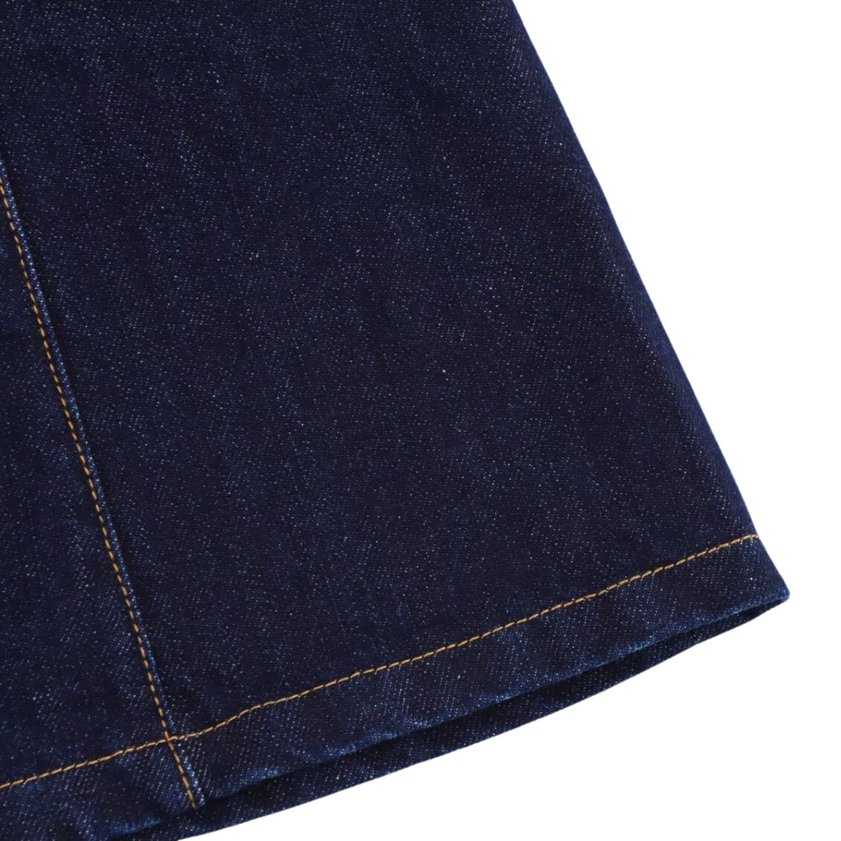Classic Denim Square Neck A-Line Dress