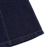Classic Denim Square Neck A-Line Dress