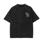 New York Graffiti Urban Graphic Washed Tee-INNBLAC Fashion Apparel