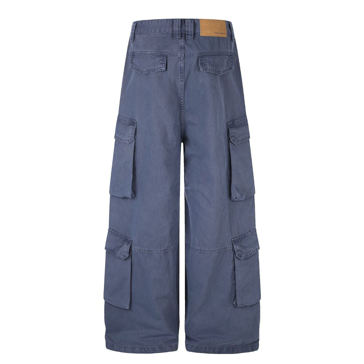 Vintage Multi-Pocket Wide Leg Cargo Pants