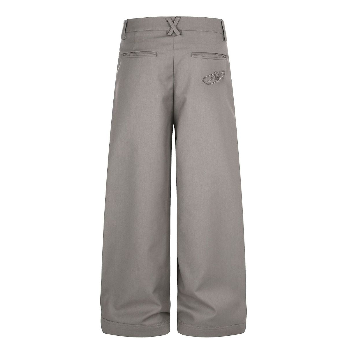 Quiet Luxury Pleated Straight-Leg Trousers