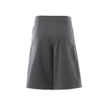 Vintage Asymmetrical Wide Leg Cropped Suit Shorts