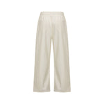 Relaxed Drawstring Wide Leg Casual Trousers