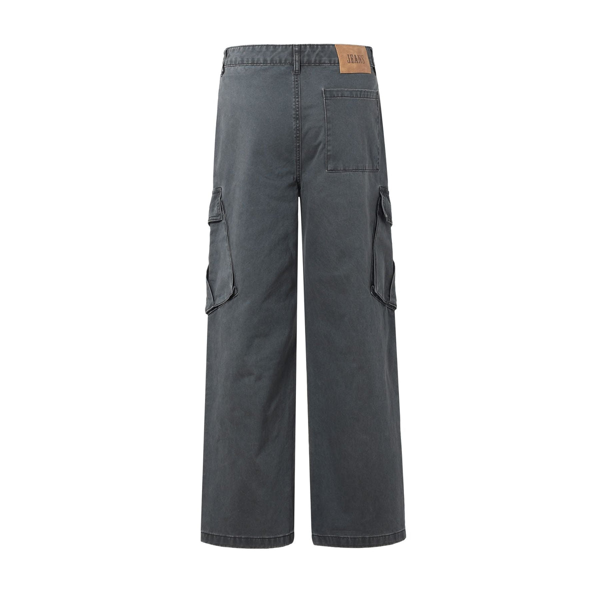 Vintage Washed Baggy Cargo Pants-INNBLAC Fashion Apparel