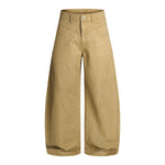 Retro Curved-Leg Relaxed Fit Cargo Pants