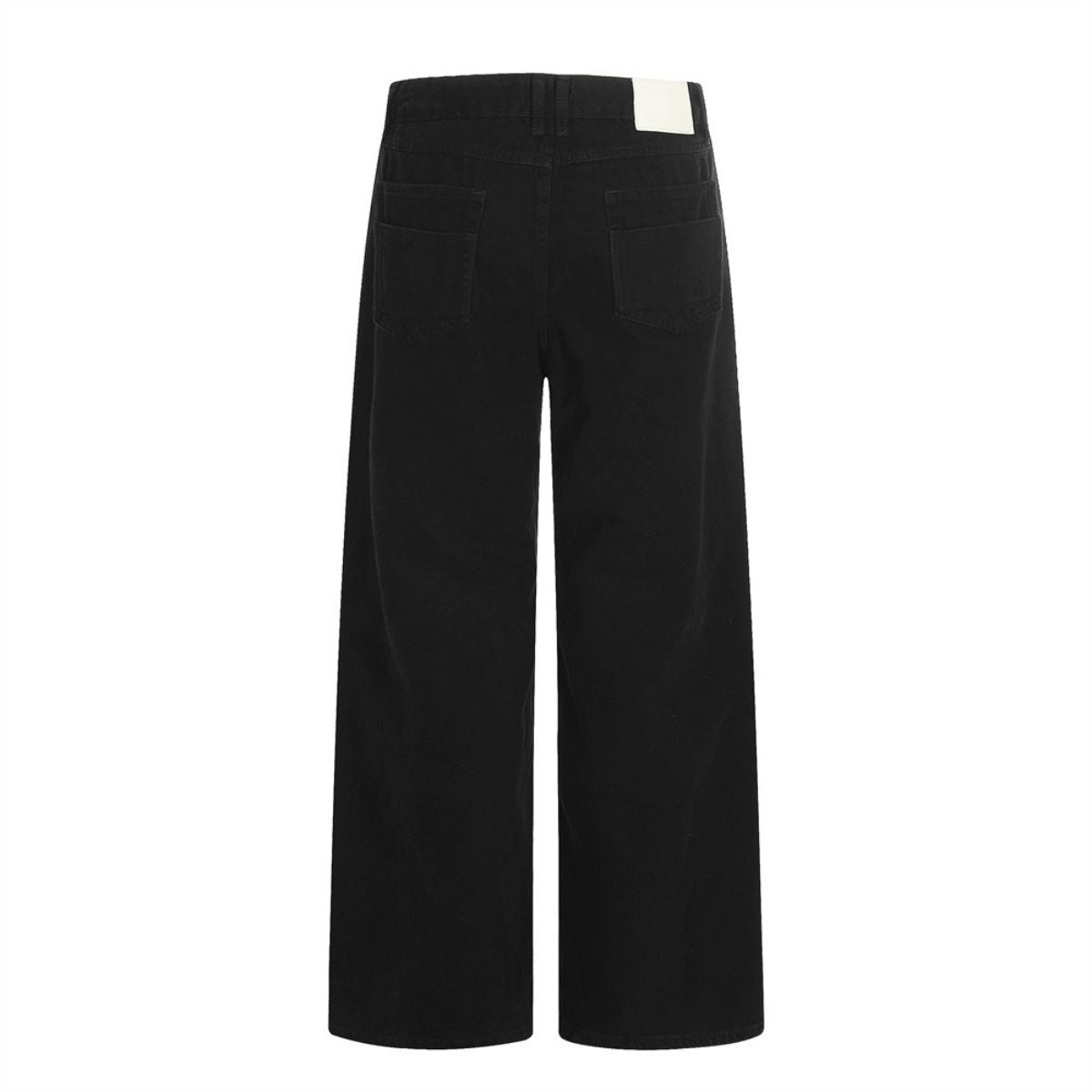 Men's Vibe Streetwear Straight-Leg Denim Pants with Pocket Details
