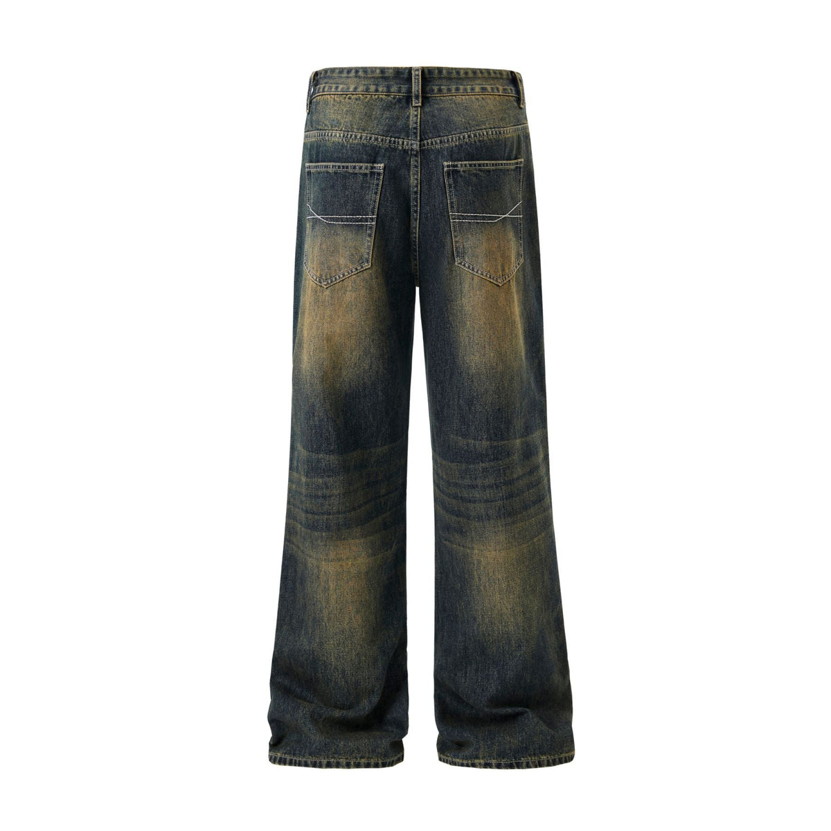 Faded Whiskers Bootcut Jeans-INNBLAC Fashion Apparel