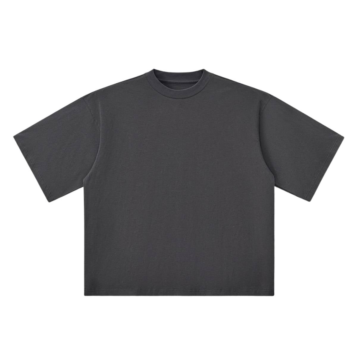 Mock Neck Oversized Vintage Tee
