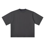 Mock Neck Oversized Vintage Tee