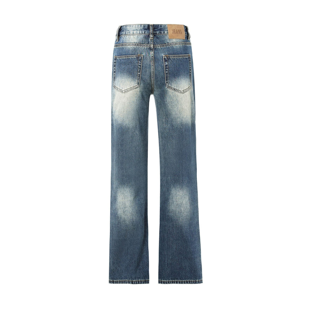 Heavy Wash Whiskers Bootcut Jeans-INNBLAC Fashion Apparel