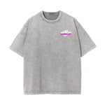 Los Angeles Graffiti Graphic Washed Tee-INNBLAC Fashion Apparel