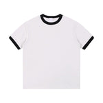 Crew Neck Boxy Fit Ringer Tee 220gsm