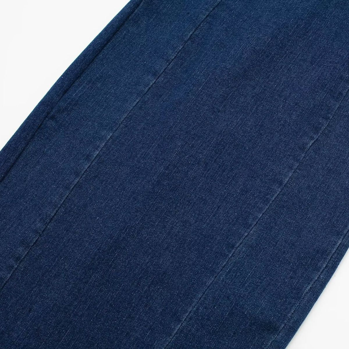 Split U Neck Denim Cami Maxi Dress