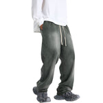 Acid Wash Straight Leg Joggers-INNBLAC Fashion Apparel