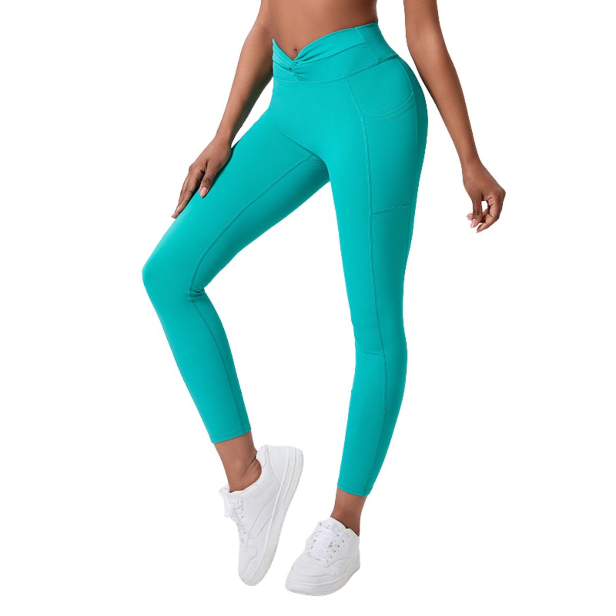 Women's High Waist Flare Yoga Pants With Pockets Butt Lifting Leggings