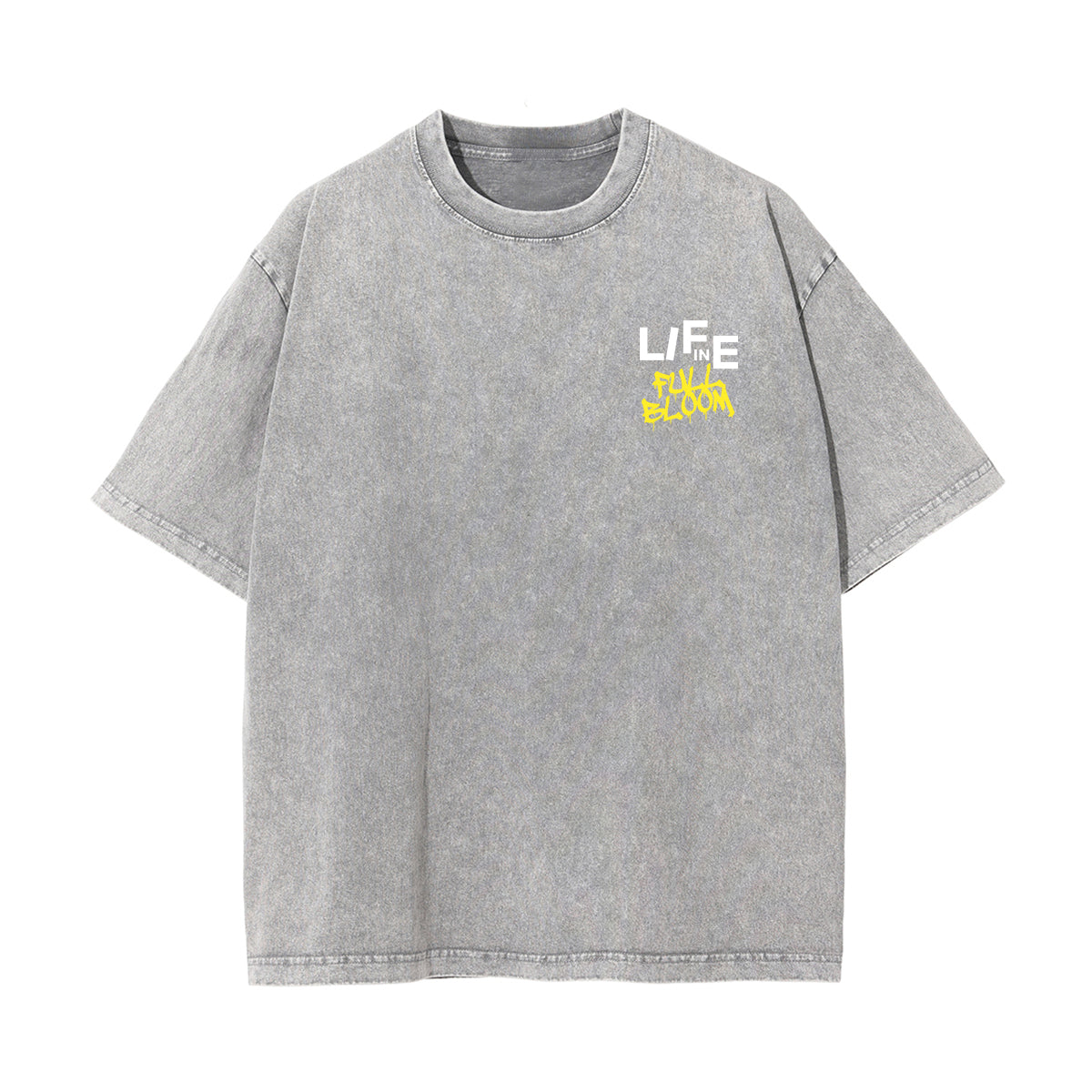 Life In Full Bloom Streetwear Graphic Tee-INNBLAC Fashion Apparel