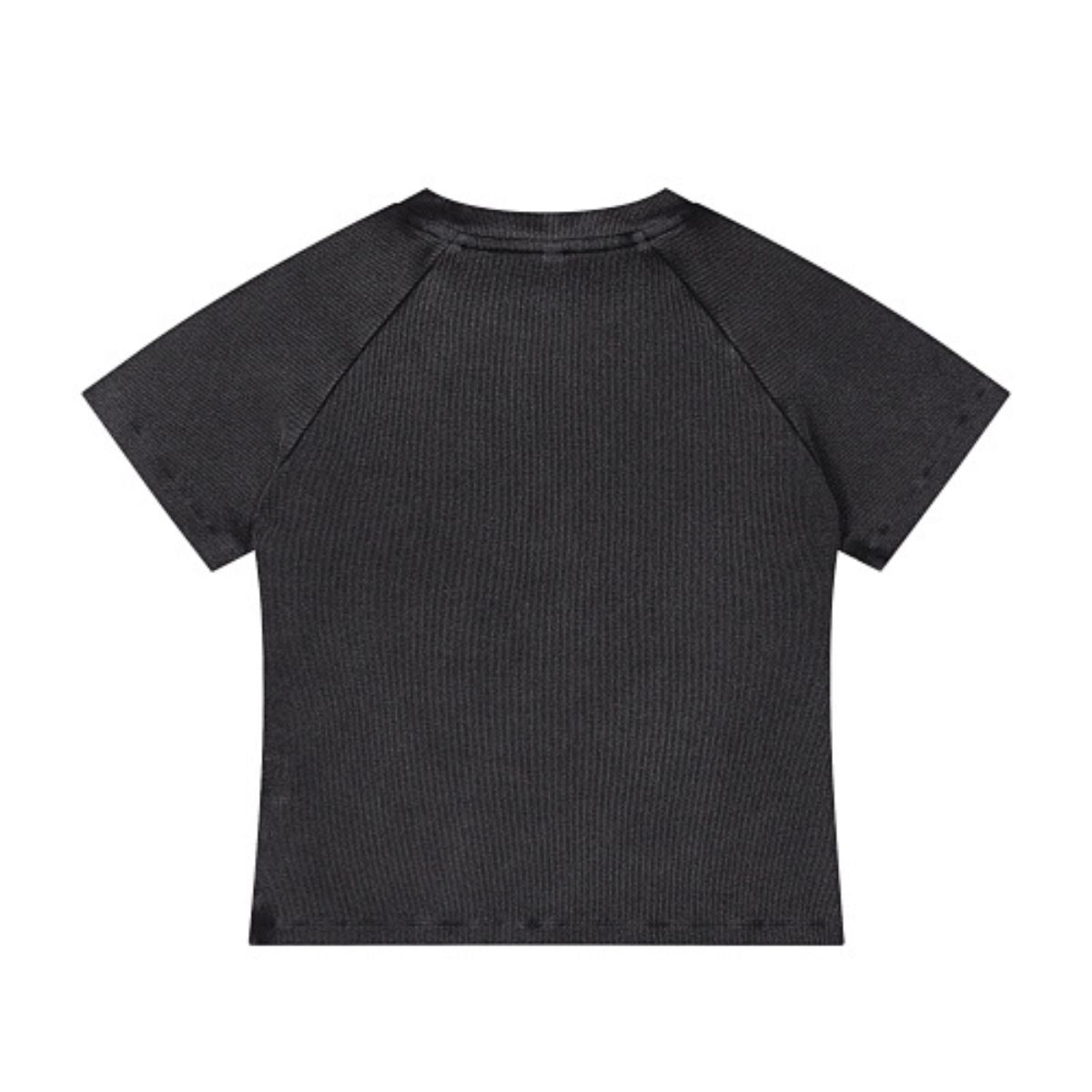 260G Snow Wash Oversized Raglan Sleeve T-Shirt