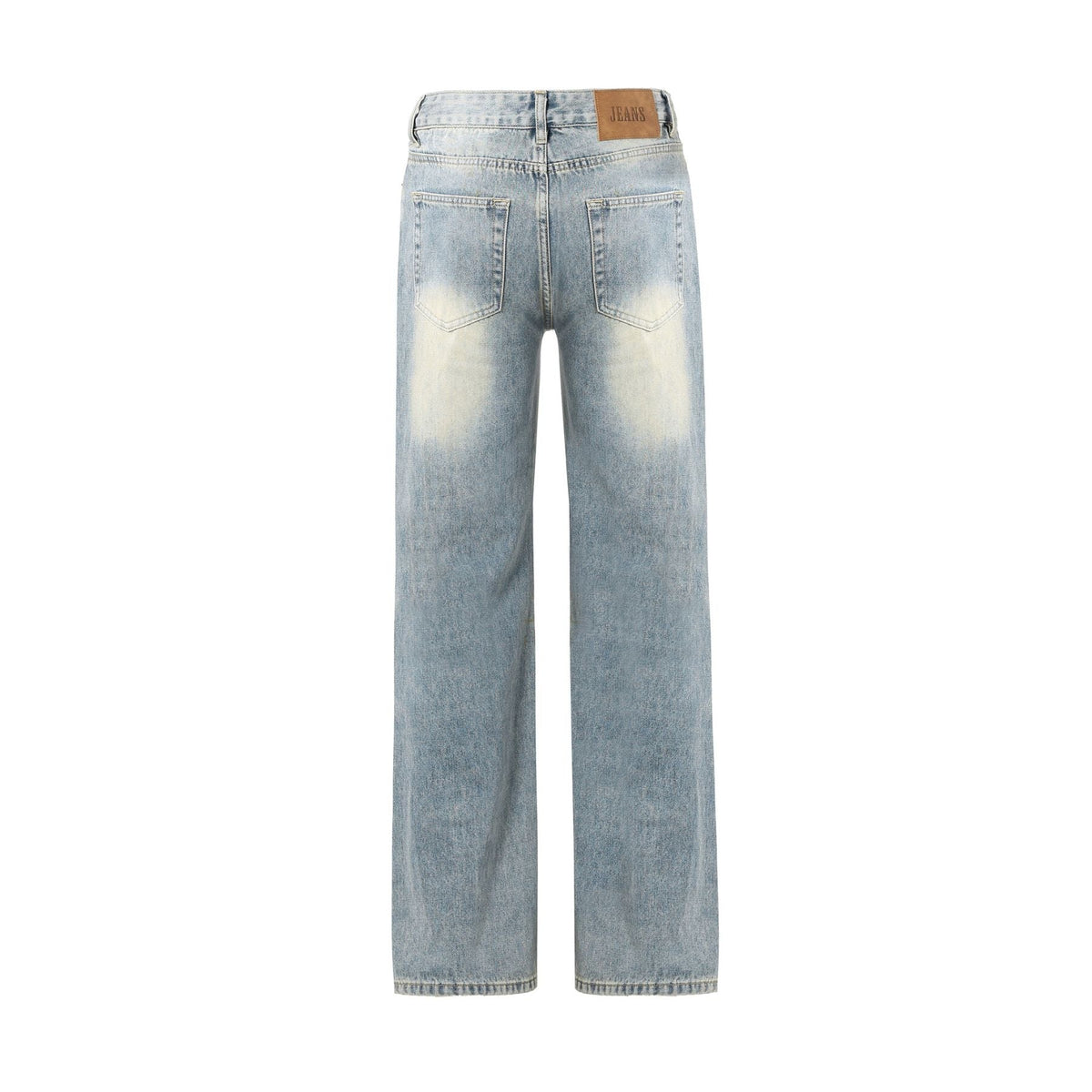 Washed Blue Bootcut Jeans-INNBLAC Fashion Apparel