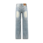 Washed Blue Bootcut Jeans-INNBLAC Fashion Apparel