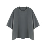 Washed Boxy Cropped Raglan Tee