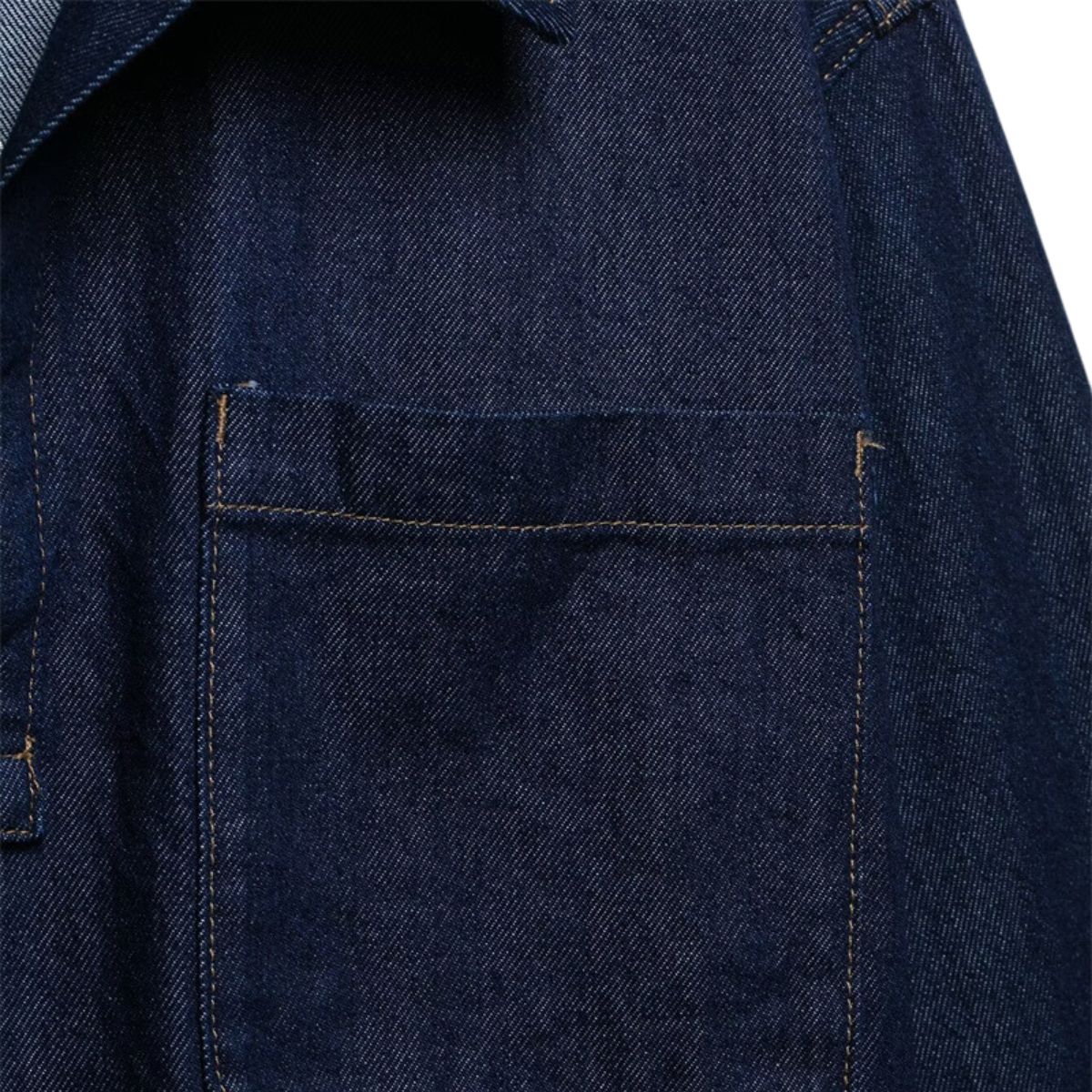 Women's Oversized Pullover Denim Shirt