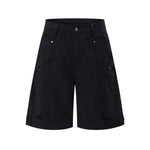 Streetwear Cargo Straight Bermuda Shorts