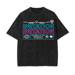 lmitation Streetwear Chrome Style Graphic Tee-INNBLAC Fashion Apparel