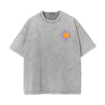 New York Graffiti Urban Graphic Washed Tee-INNBLAC Fashion Apparel