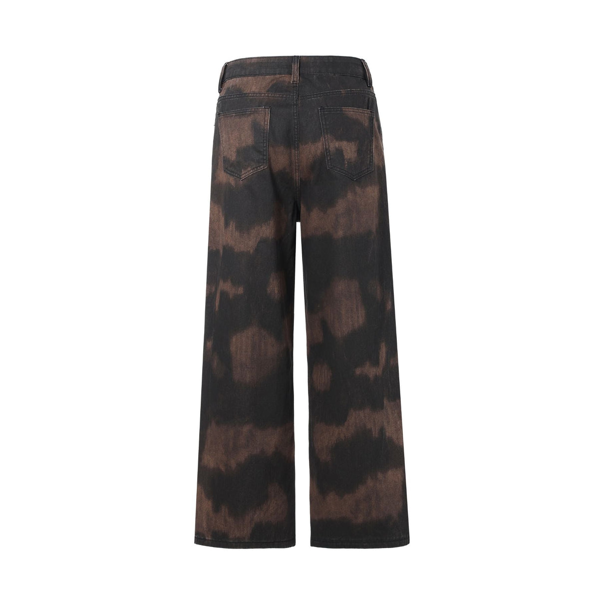 Black Camouflage Wide Leg Pants-INNBLAC Fashion Apparel