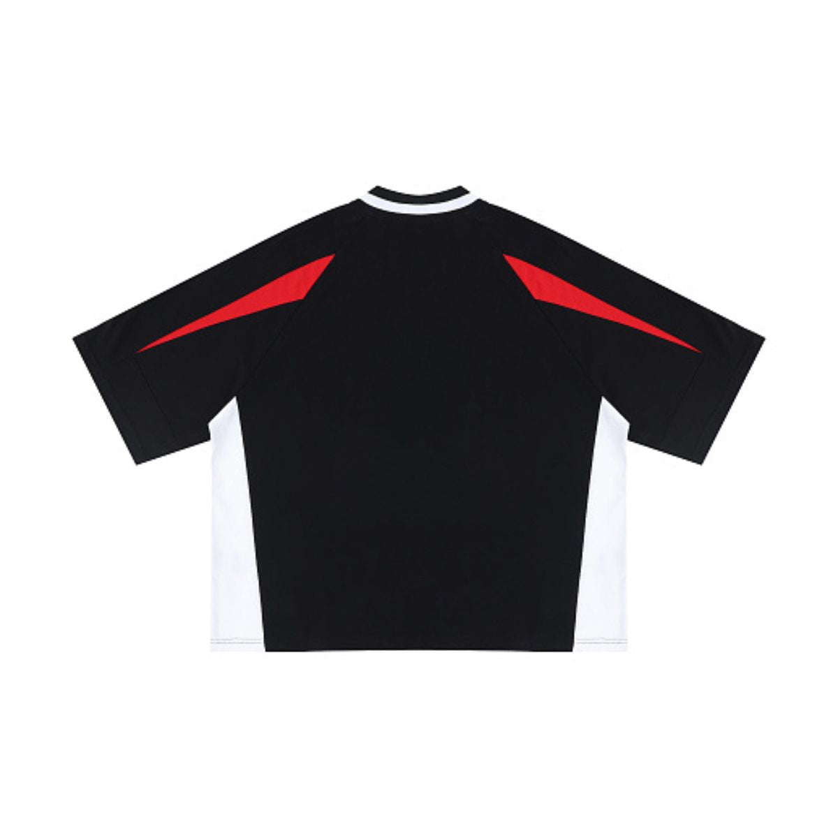 Colorblock V Neck Cotton Tee 250G