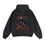 Skeleton Kickflip Graphic Double Slider Zip Hoodie-INNBLAC Fashion Apparel