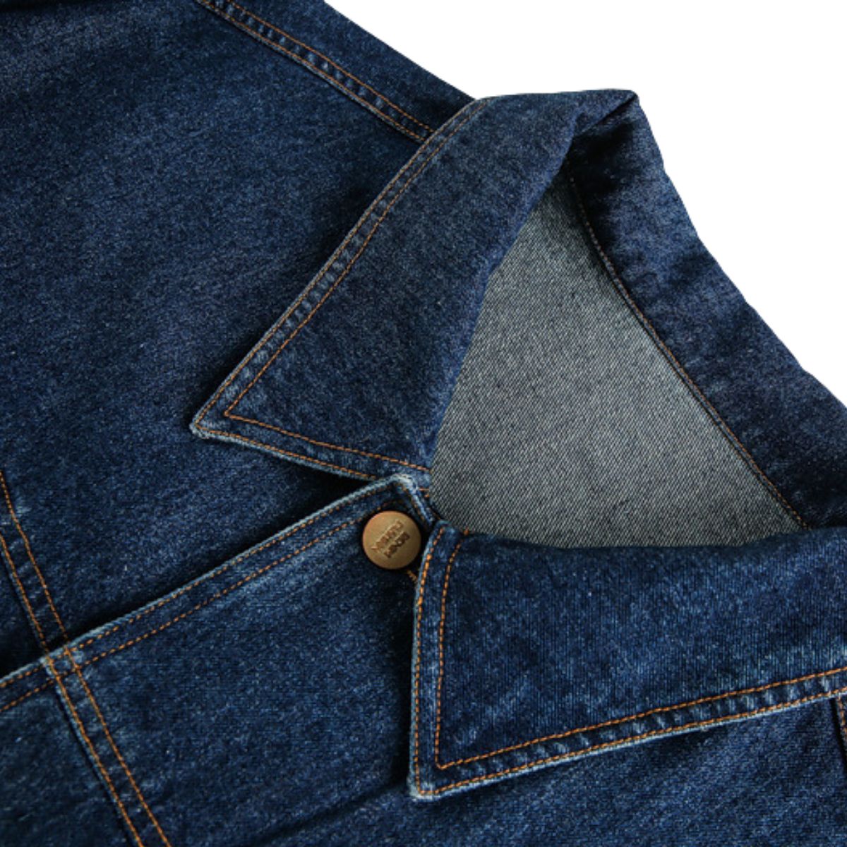 Retro Double-row Metal Studs Decorated Basic High-sense Denim Jacket