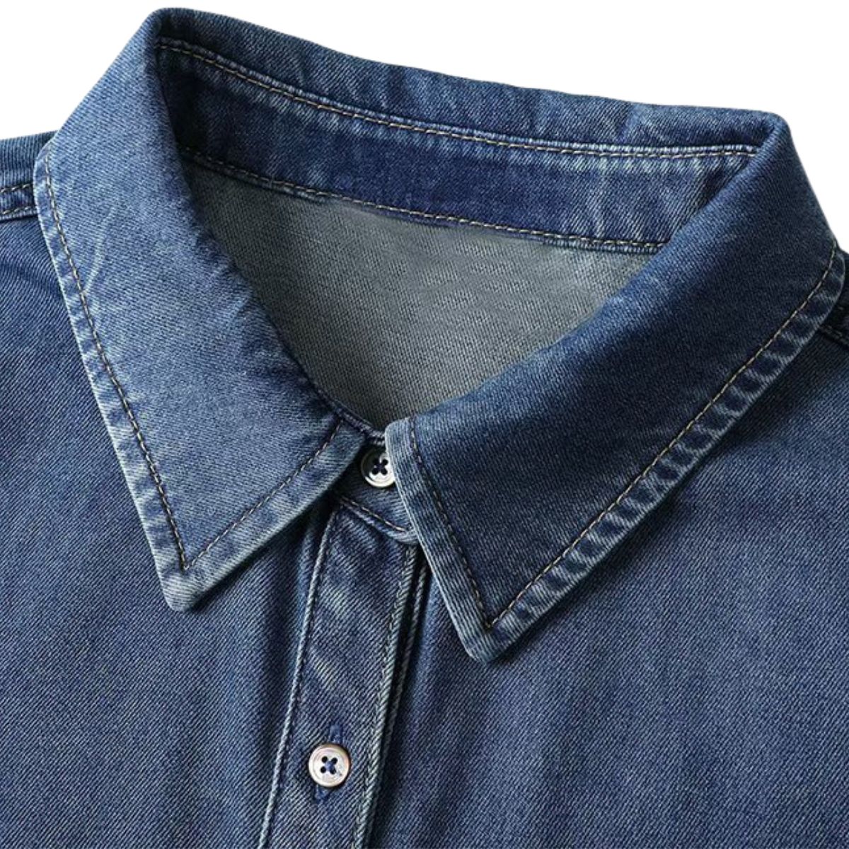 Lapel Long-sleeved Single-breasted Loose Casual Shirt