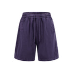 Distressed Patchwork Raw Edge Shorts