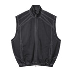 Lightweight Mesh Stand Collar Zip Vest