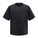 Oversized Street Style Vintage Faded Cotton T-Shirt