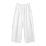 Minimalist Wide-Leg Elastic Waist Pants