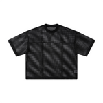 Oversized Mesh Short Sleeve Breathable Tee