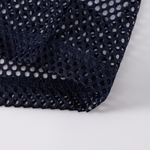 Breathable Mesh Oversized V Neck Tee