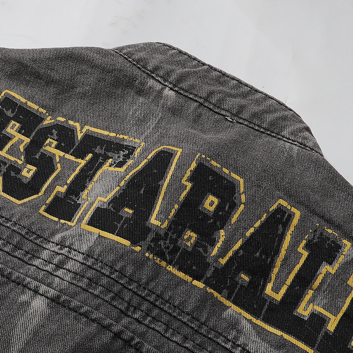 Streetwear Vintage Wash Denim Jacket