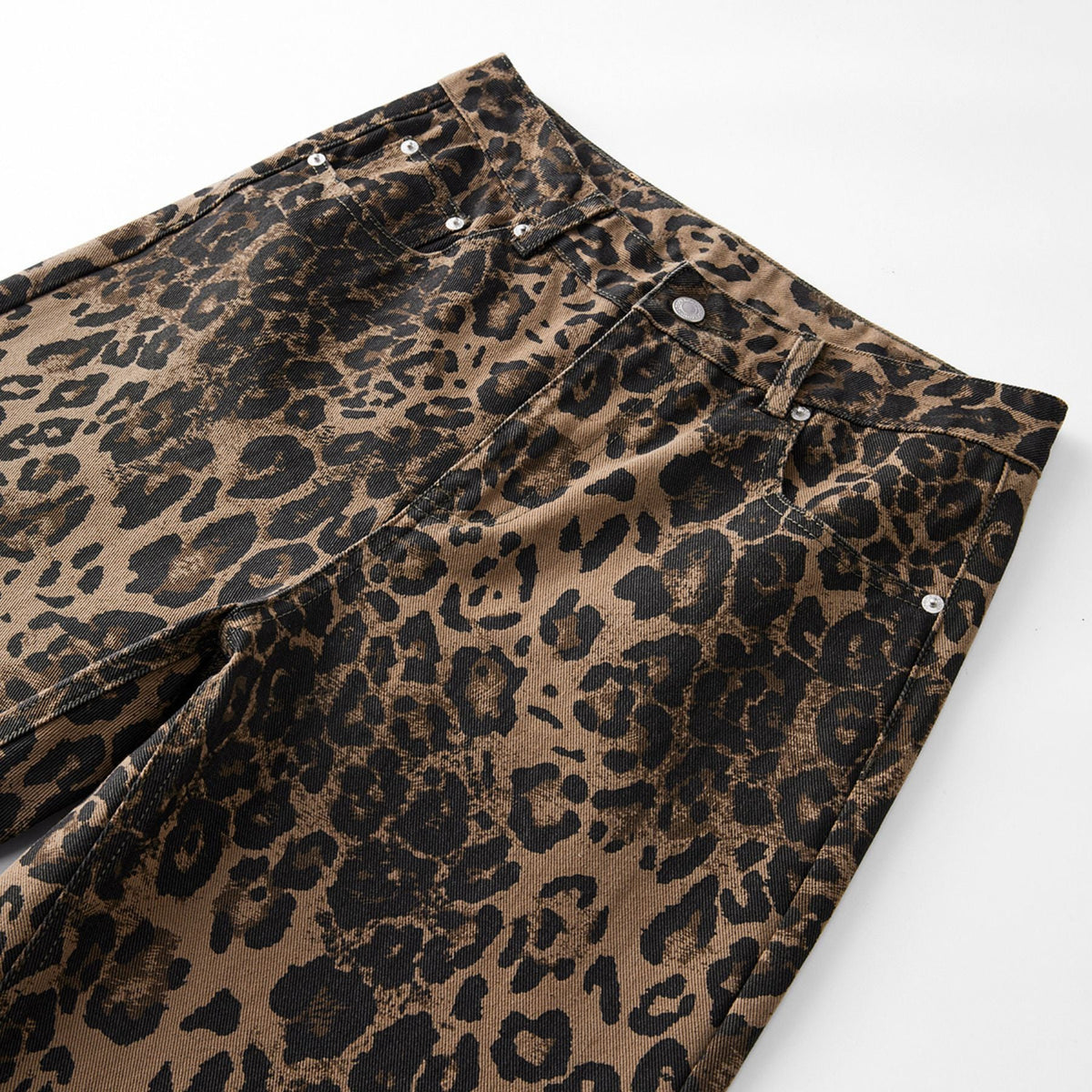 Leopard Full Length Jeans-INNBLAC Fashion Apparel