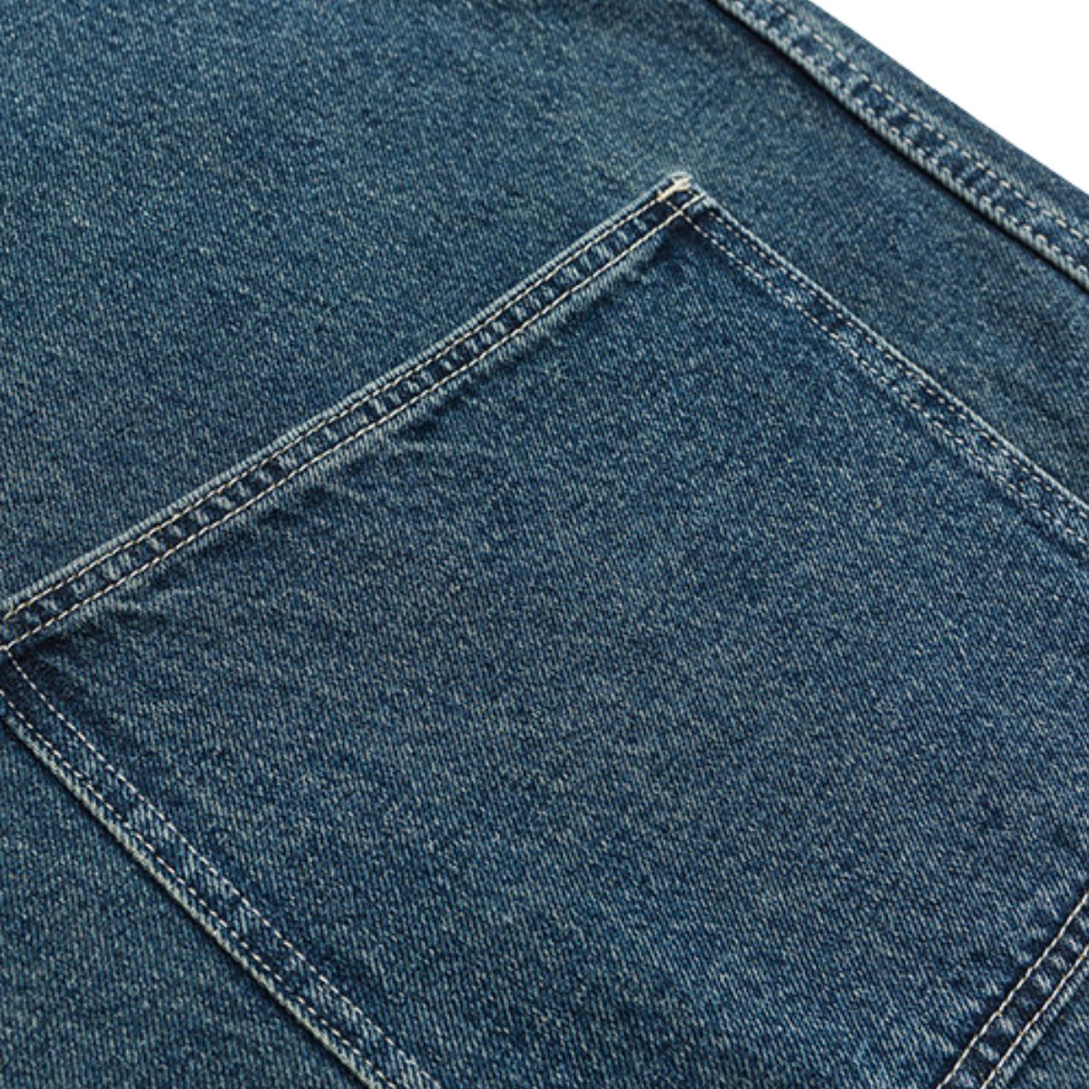 Loose Fit Denim Button-Front Jacket