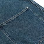 Loose Fit Denim Button-Front Jacket