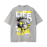 Life In Full Bloom Streetwear Graphic Tee-INNBLAC Fashion Apparel