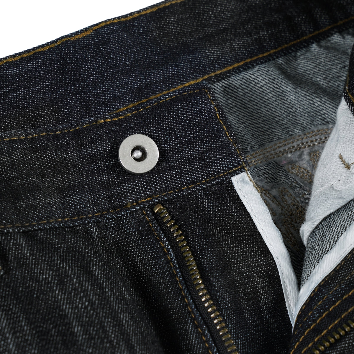 Embroidered Black Washed Baggy Jeans