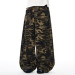 Camo Wide Leg Tactical Pocket Streetwear Pants