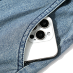 Button-Front Sleeveless Denim Belted Shirt Dress