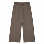Quiet Luxury Old Money Style 320G Flower-Sand Straight-Leg Trousers