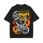 Happy Or Sad Graffiti Style Graphic Tee-INNBLAC Fashion Apparel